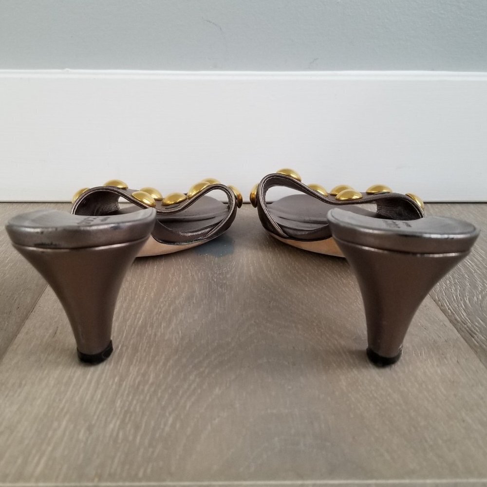 GUCCI Embellished Sandals-Vintage Size 38 - Picture 4 of 12